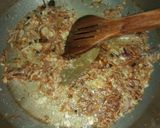 A picture of step 6 of (Camel Stock) Matar Pulao😋😋😋.