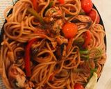 Foto del paso 7 de la receta: Pasta con mejillones 🍅