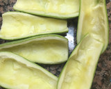 Foto del paso 1 de la receta: Calabacines rellenos de atún