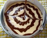Foto langkah ke 10 dari resep Soft marble butter sponge cake.