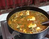 A picture of step 6 of Paneer Chaman.