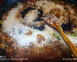 Foto del paso 4 de la receta: Arroz cristalino con setas, espárragos, gambas rojas y escamarlanes