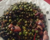 Foto del paso 4 de la receta: Guisantes salteados con chistorra