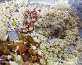 A picture of step 2 of Samak rice Halwa.