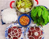 Hình bước làm 3 của món Bò nhúng giấm
