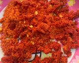 A picture of step 4 of Cheetos onion ring.