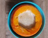 Foto langkah ke 4 dari resep Kabocha Kukus Manis.