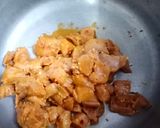 A picture of step 3 of Chapati roll with less oil.