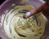 A picture of step 3 of Red Velvet Butter Cookie Roses Eggless.