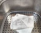 A picture of step 6 of Black Dough for Nerikiri-Wagashi (with wheat flour).