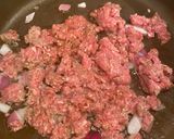 A picture of step 2 of Spaghetti and Jumbo Shells Stuffed with Beef (Spaghetti and Stuffed Shells).