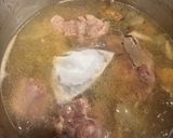 A picture of step 2 of Beef Oxtail and Chicken Pho.