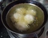 A picture of step 7 of Peas Kachori with Mango Milk shake.