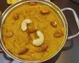 A picture of step 5 of Mango rava halwa today's special sweet for jaganath Puri festival.