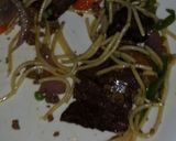 A picture of step 5 of Simple stir fry spaghetti.