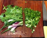 Hình bước làm 15 của món 3 món ngon với diềm thăn bò hầm: gỏi cuốn, lẩu, và mì sốt kem