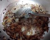 A picture of step 2 of Balochi biryani.