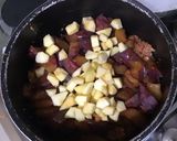 Une image de l'étape 6 de Compote de prunes, coings et pommes.