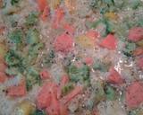Creamy flats over a vegetable egg cake recipe step 5 photo