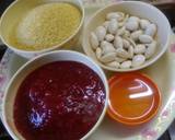 Strawberry Almond Lapsi recipe step 1 photo