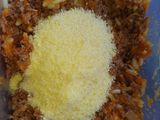Calabaza rellena con arroz y carne picada