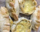 Foto del paso 4 de la receta: Canastitas de verdeo, queso y huevo