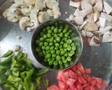 A picture of step 1 of Vegetable pulao.