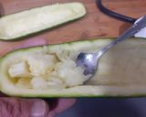 Foto del paso 3 de la receta: Calabacín relleno con cebolla y mijo