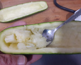 Foto del paso 3 de la receta: Calabacín relleno con cebolla y mijo