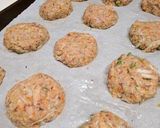 A picture of step 2 of Whole30 crab cakes.