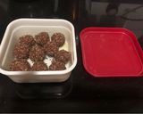 A picture of step 7 of Haalim laddoos (Garden cress seed laddoos).