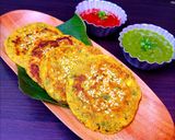 A picture of step 7 of Bajra Methi Chilla or Millet Pancake.