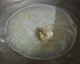 A picture of step 1 of Chocolate kopra paak.