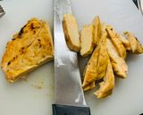 Foto del paso 2 de la receta: Pollo gratinado con setas y falsa carbonara