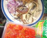 A picture of step 1 of Pepper stew.