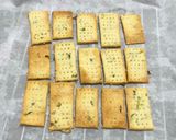 A picture of step 15 of Scallion (Spring Onion) cream Crackers.