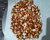 A picture of step 2 of Peanuts and jaggery chikki.