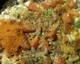 A picture of step 6 of Aaloo Began (Brinjal) Fry.