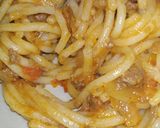 Foto langkah ke 7 dari resep Sphagetti Bolognese And Aglio Olio Dengan Daging Sapi Giling 😋.