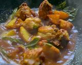 Gambar langkah 5 resipi Kari Kapitan Ayam.