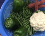 A picture of step 1 of Crunchi veggies.