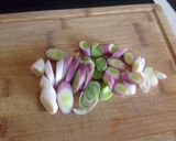Foto del passaggio 1 della ricetta Pappardelle con crema di asparagi e cipollotti