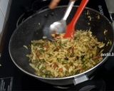 A picture of step 5 of Pizza Paratha (without onion & garlic).