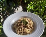 Foto langkah ke 4 dari resep Spaghetti Tuna Aglio Olio.