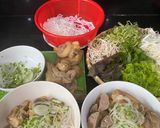 Hình bước làm 4 của món Bún giò heo
