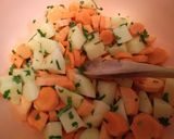 Sütőzacskóban sült csirkemell zöldségekkel (diétás) recept fázis 3 fotója
