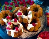 A picture of step 4 of Whole wheat pumpkin Ginger Bundt cakes.