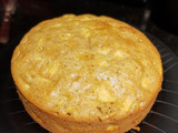 Budín de harina integral con manzana