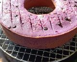 Foto langkah ke 6 dari resep Bolu ubi ungu (taro cake) no sp no bp.
