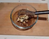 A picture of step 3 of Banana Nutella Caramelised Toast.